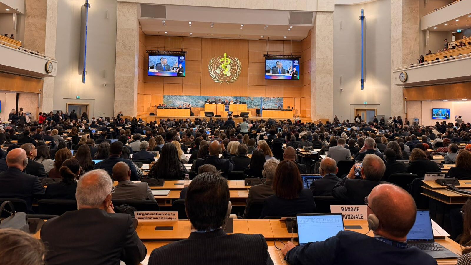 WHO Director-General Tedros Adhanom Ghebreyesus on the opening day of WHA 79. Source: WHO/Twitter 