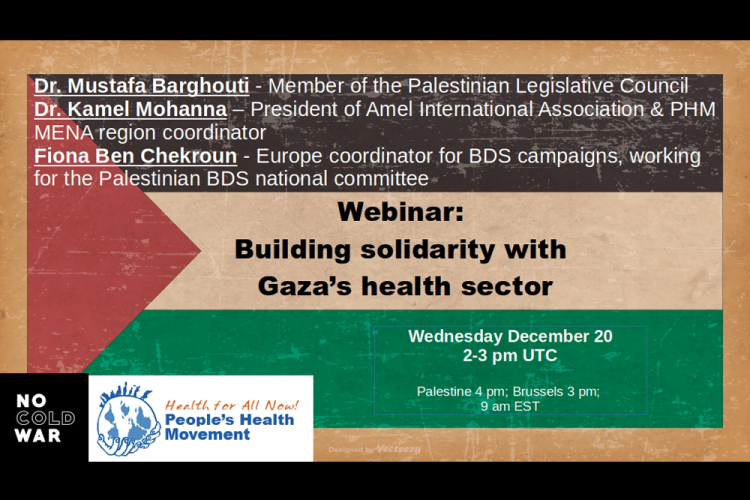 Webinar: Building solidarity with Gaza’s health sector 