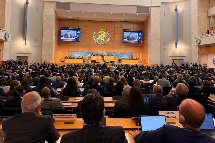 WHO Director-General Tedros Adhanom Ghebreyesus on the opening day of WHA 79. Source: WHO/Twitter 